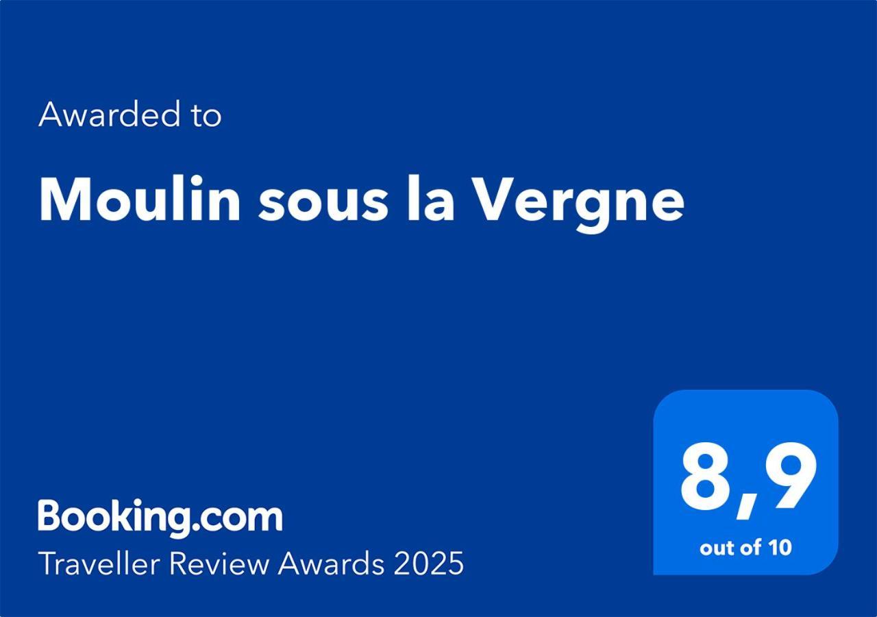 Moulin Sous La Vergne Nanteuil-en-Vallée Exterior foto